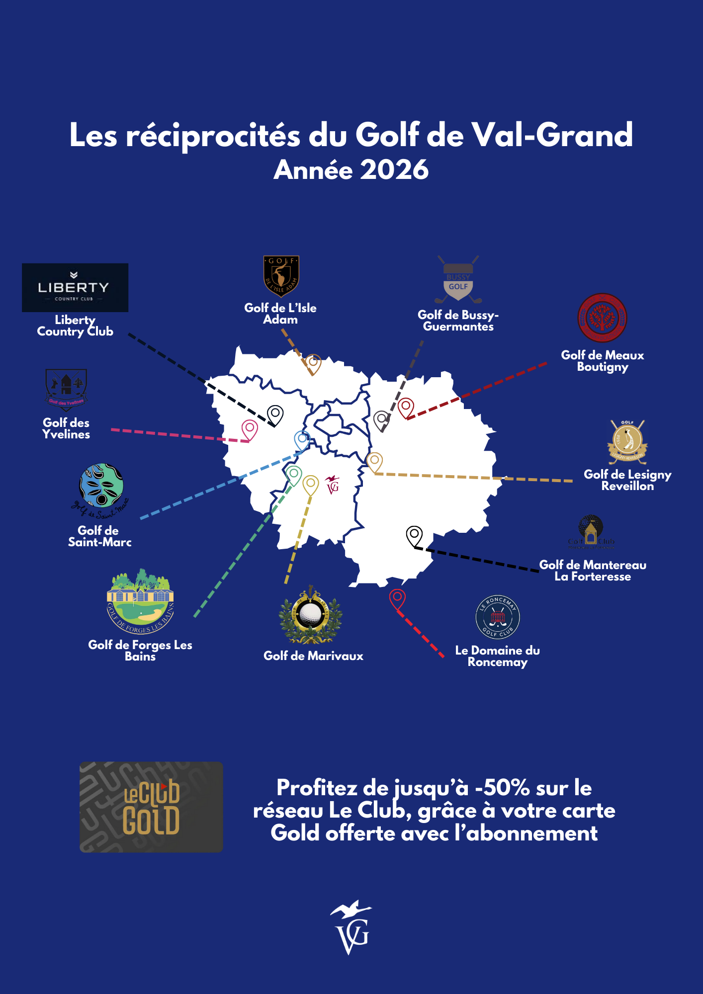 ⛳ Découvrez nos réciprocités exceptionnelles pour l'année 2025 !