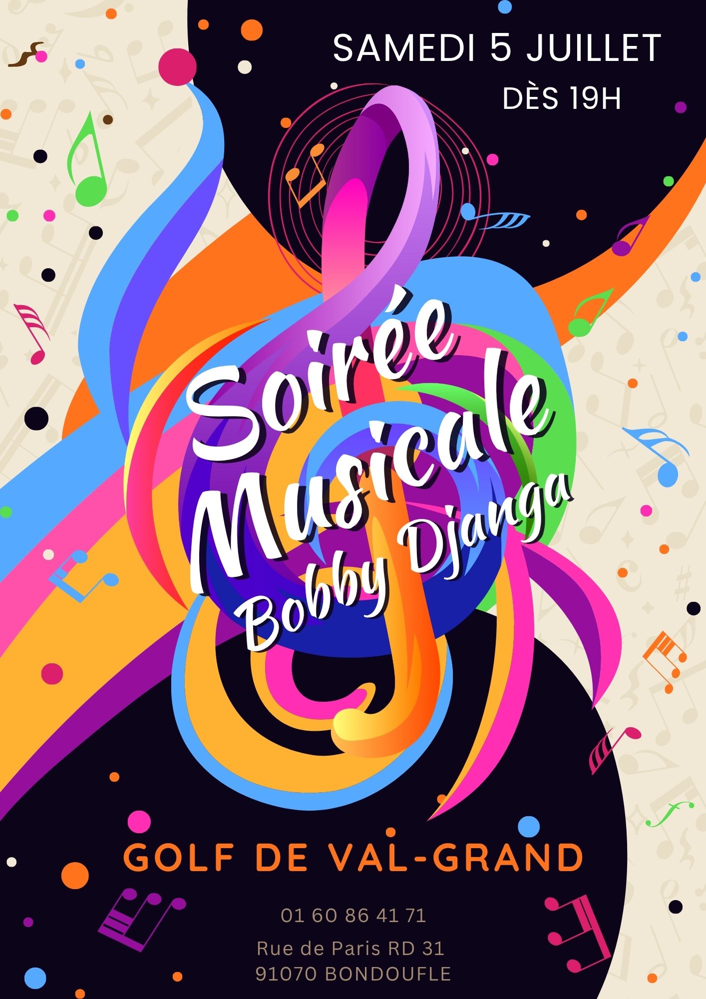 🎶 Soirée musicale – Samedi 5 juillet 🎶